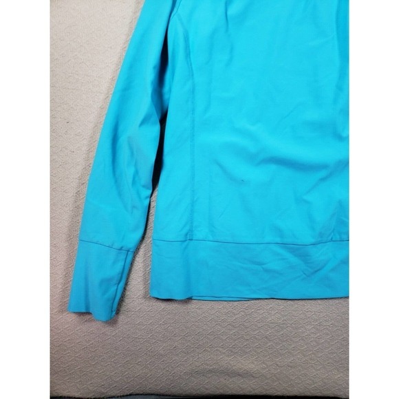 Xersion Jacket Womens Small High Neck Blue Long Sleeve Full Zip Pockets Outdoor - Picture 4 of 13